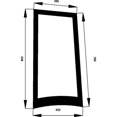Side glass - 6005029101