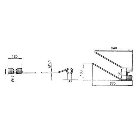 Federzinken LD Org. Niemeyer - 600038