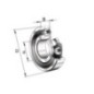 Łożysko kulkowe zwykłe 17x35x10 mm INA/FAG - 60032RSC3