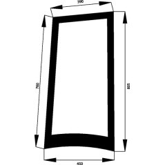 Side glass - 6005029098