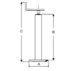 Square stand jack - 603020364
