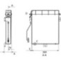 Documentholder rectangular - 603010100 Documentholder rectangular - 603010100