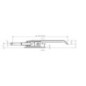 Eccentric catch with eye - 602070600 Eccentric catch with eye - 602070600
