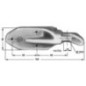 Hinge bolt left - 6031124