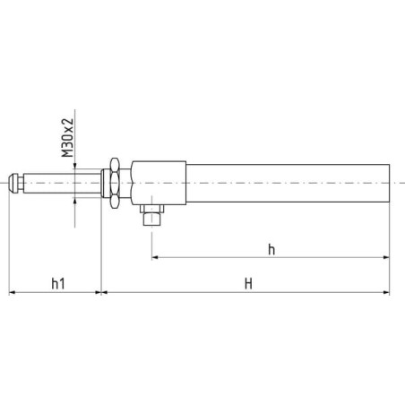 Hydraulic cylinder 6 inch - 6008900