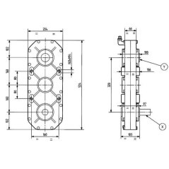 615000 Comer, Comer Gearboxes 1:1 