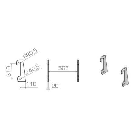 Ersatzaufhängung Giant - 6160100000