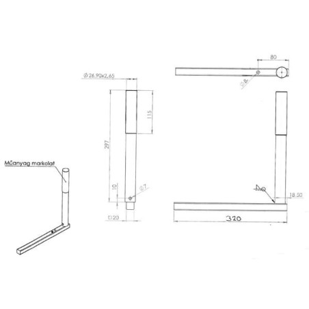 Handle for quick release couplings - 6205690