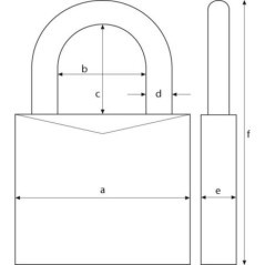 6040ABUS Abus, Padlocks 