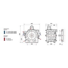 Pompa wysokociśnieniowa przeponowo tłokowa IDS 2200 MM - 6113001