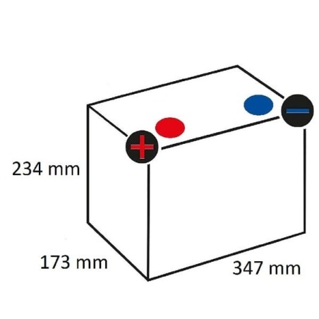 Akumulator 12V 110Ah 680A Kramp - 610048068KR