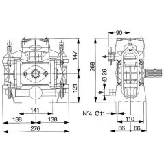 Pom. przeponowo-tłokowa BP 60K - 6101100100