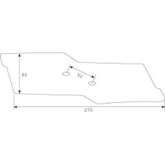 622174N Kramp, Plowshare chisels 