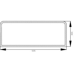 Lower rear window - 62117998