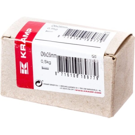 Rivets 0.5 kg pack 6x26 - 626V