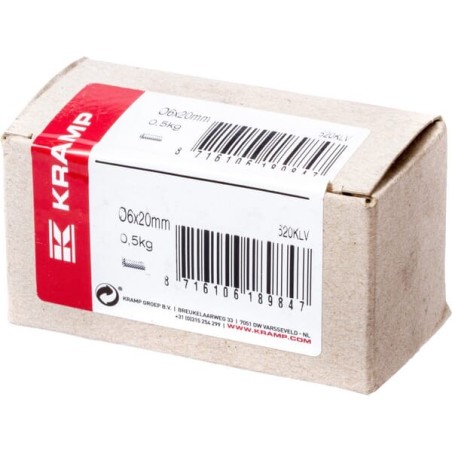 Rivets 0.5 kg pack 6x20 - 620KLV