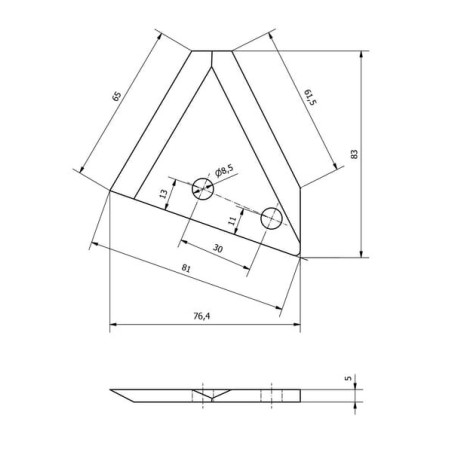 Futtermischwagenmesser RH - 634674