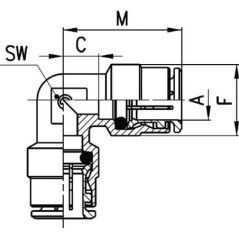 Push-in fitting - 655014