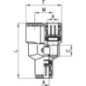 Push-in fitting - 65608