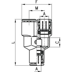 Push-in fitting - 656010