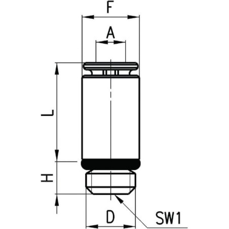 Push-in fitting - 6512418M