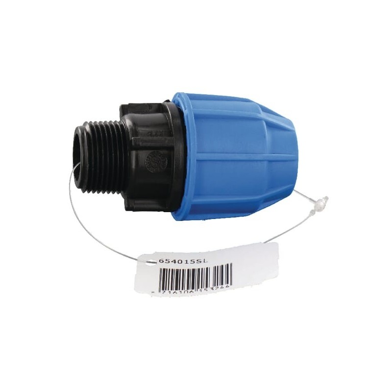 S16 coupling 20x¾ male thread - 654015SL