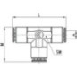 T-push-in fitting - 65403