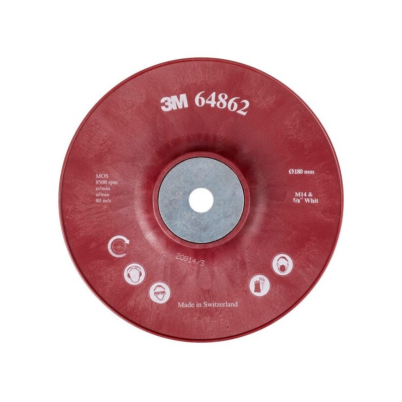 Support plate for sanding disc 178mm xM14 HP - 64862 Support plate for sanding disc 178mm xM14 HP - 64862