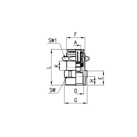 Push-in fitting - 65931038