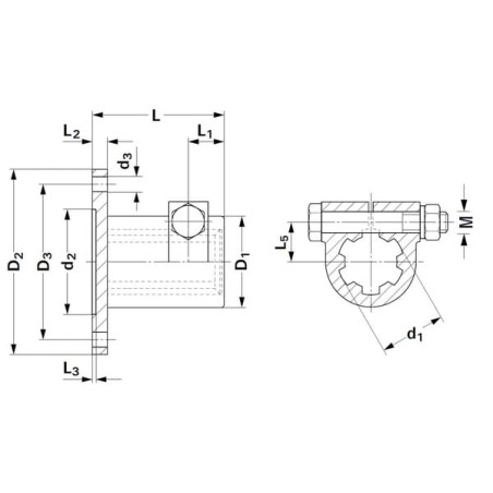 Splined hub - 675035AKR