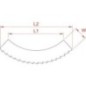 Saw blade yellow - 67746YN Saw blade yellow - 67746YN