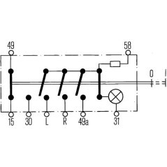 6HF003916011 Hella, Push button switches 