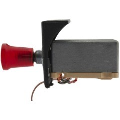 Hazard light switch, pull switch, 12V, halogen, with bulb - 6HD002535101