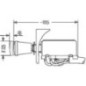 Hazard light switch, pull switch, 12V, halogen, with bulb - 6HD002535101