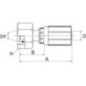 Insert DN10-M18x1.5 - 6G12FDLORX