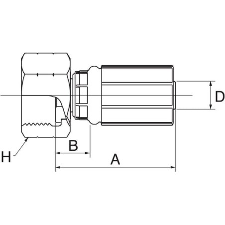 Insert DN10-1/2 BSP - 6G8FBFFX