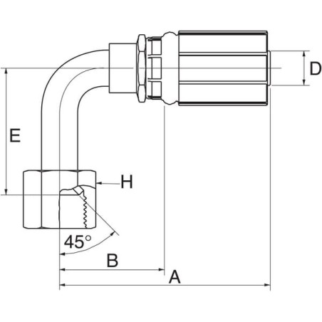 Insert DN10-5/8 SAE - 6G6FSX90