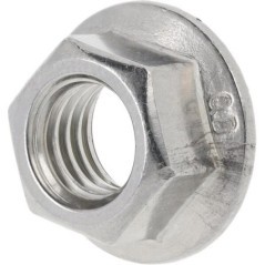Flanschmutter M10 SS A2 - 692310RVS