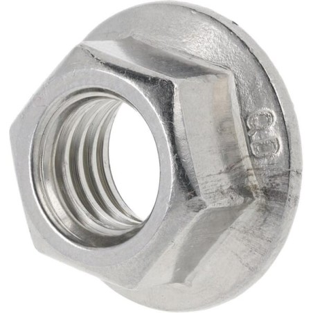 Flange nut M10 SS A2 - 692310RVS