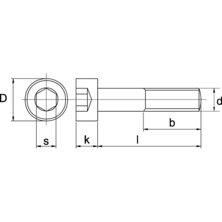 Zylinderschraube M10x45 - 69121045