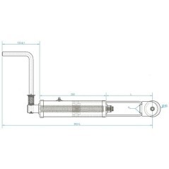 Spindle brake with roller - 700021KR