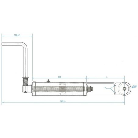 Spindle brake with roller - 700021KR