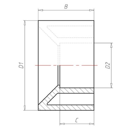 Złączka redukcyjna PCW-U VdL, 32 x 25 mm - 70320251