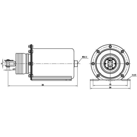 Piston cilinder, 150 mm - 7030150000