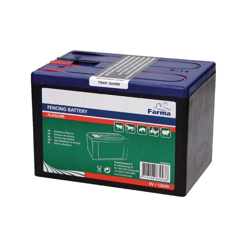 Power battery Alkaline 9V 120Ah - 702004FA Power battery Alkaline 9V 120Ah - 702004FA