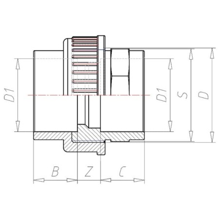 PVC Kupplung 25x25mm - 7025114