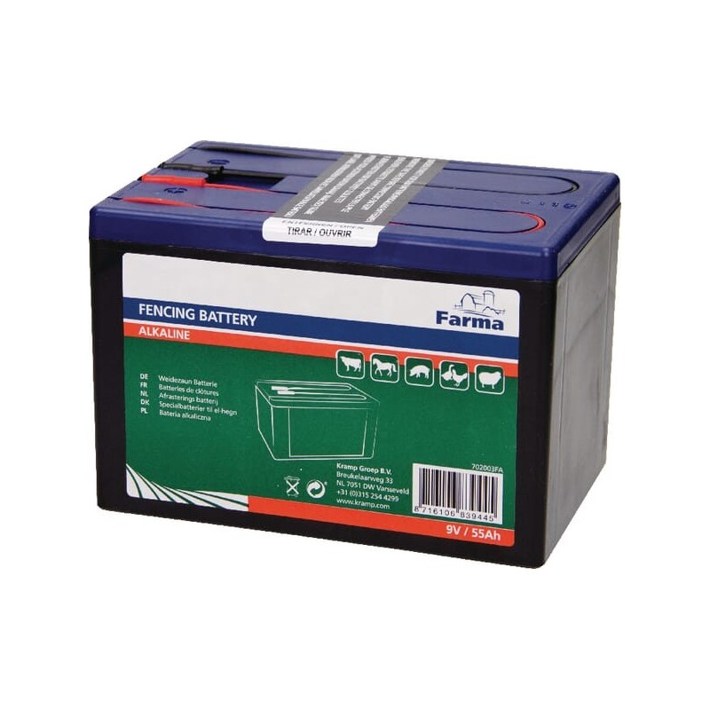Power battery Alkaline 9V 55Ah - 702003FA Power battery Alkaline 9V 55Ah - 702003FA