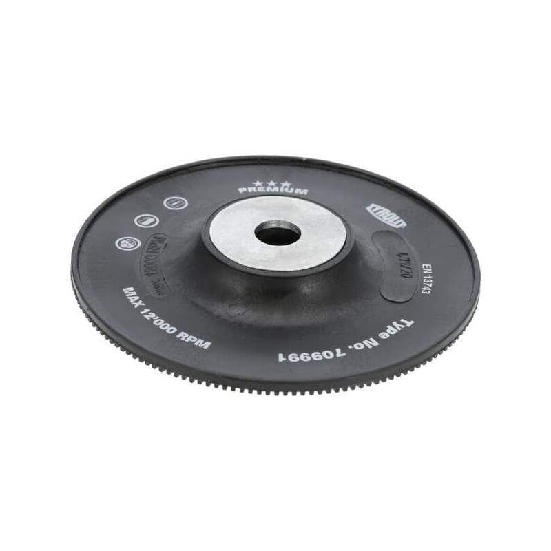 Supporting plate hard 125mm M14 - 709991 Supporting plate hard 125mm M14 - 709991