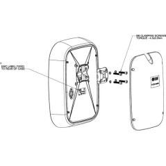 7130004AM Britax, Mirrors and mirror assemblies 