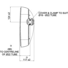 7130004AM Britax, Mirrors and mirror assemblies 
